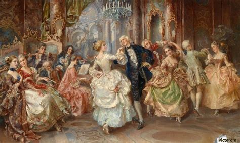 People dancing - Stephan Sedlacek Print | Classic paintings, Victorian paintings, Victorian art