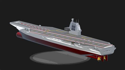 SimplePlanes | Type 003 aircraft carrier-Fujian.