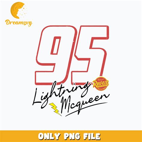 Lightning Mcqueen 95 png – DreamSVG Store