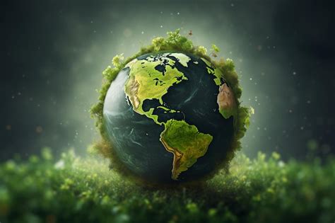 Premium Photo | Recycle symbol copy space eco friendly earth background