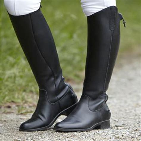 Women Horse Riding Boots Showing Dressage Regular Wide Leather Size 6-10 | eBay