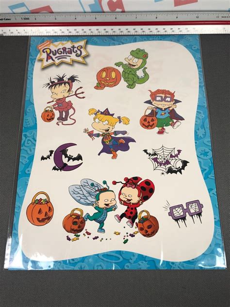 The Nick Box Nickelodeon Rugrats Halloween Stickers Set Tommy Angelica ...