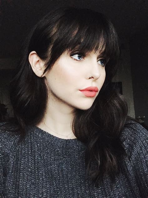 Pin by Youtube Land on ACACIA BRINLEY | Hair pale skin, Black hair pale skin, Black hair bangs