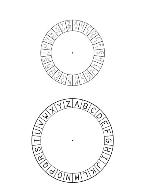 Printable Caesar Cipher Wheel | PDF