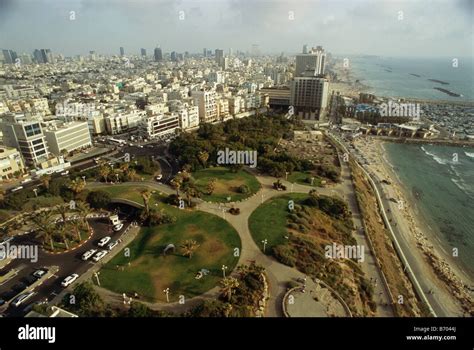 View of Independence park and beach, Tel-Aviv, Israel Stock Photo - Alamy