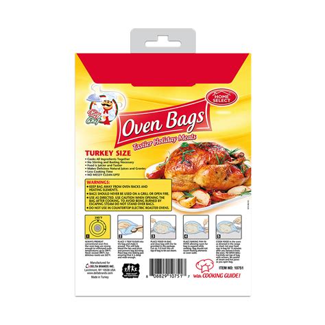 Home Select Oven Bags, Turkey Size, 2 Ct - Walmart.com