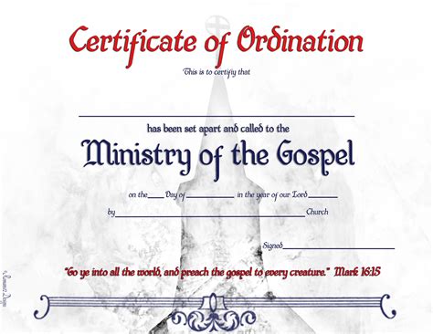 Minister Ordination Certificate PDF Printable | ubicaciondepersonas.cdmx.gob.mx