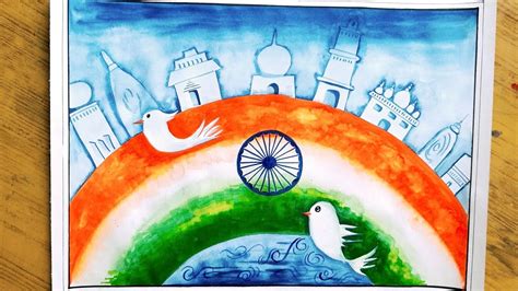 #azadikaamritmahotsavdrawing || endependenc day drawing || republic day ...