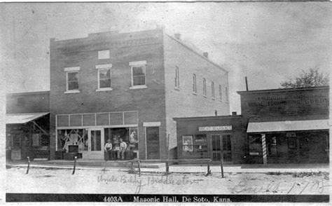 Masonic Hall, De Soto, Kansas - Kansas Memory - Kansas Historical Society