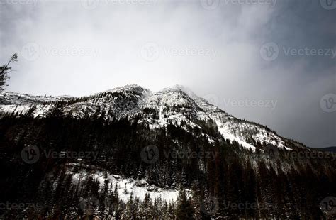 Rocky Mountains in winter 6235679 Stock Photo at Vecteezy