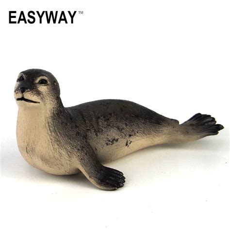 EASYWAY Seal Animal Small Figures Animals Toys Set Plastic Marine Decoration Sea Life Decor Best ...