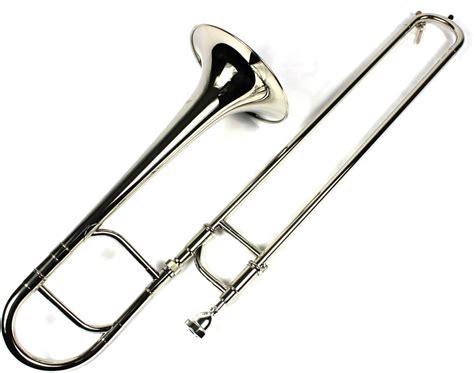 Amazon.com: Brand New Eb Alto Trombone w/Case and Mouthpiece- Nickel Plated Finish : Musical ...