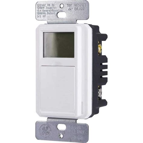 GE 7-Day Programmable Indoor/Outdoor In-Wall Digital Timer-32787 - The ...