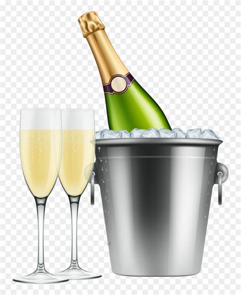 Download Champagne Clipart 7 Clip Art - Champagne Bottle Glasses Png ...