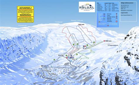 Røldal Skisenter - SkiMap.org