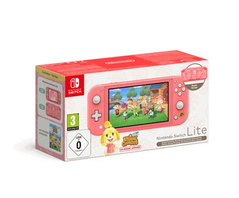 Nintendo Switch Lite Console (Coral) Isabelle Aloha Edition | Nintendo ...