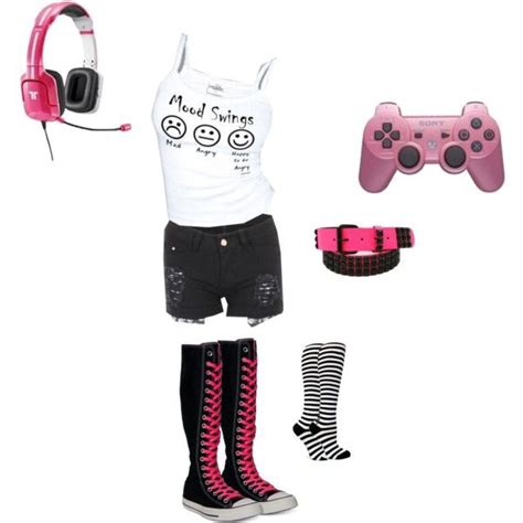 "Gamer girl" by ittybittykittyy on Polyvore | My polyvore sets ...