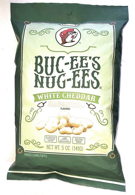 Buc-ee's Nug-ees: White Cheddar Habanero Flavored Powdery Cheese-Flavored Beaver Nuggets Sweet ...