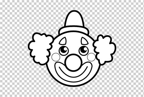 Payaso malvado libro para colorear dibujo bromista, ben, blanco, cara, monocromo png | Klipartz