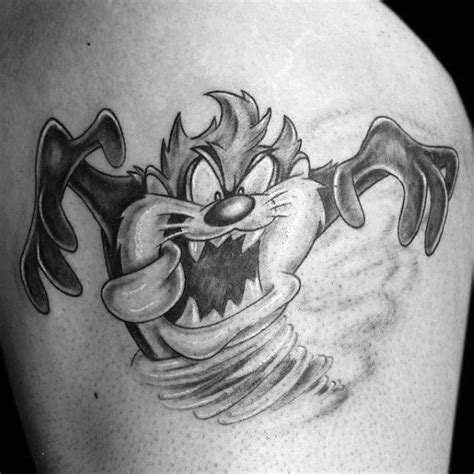 Incredible Tasmanian Devil Tattoos For Men Upper Arm Taz Tattoo, Devil Tattoo, Medusa Tattoo ...