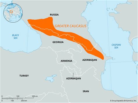 Greater Caucasus | Russia, Mountains, Map, & Facts | Britannica