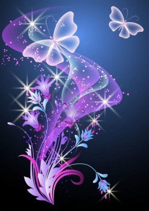 Purple Glitter Butterfly Wallpapers - Top Free Purple Glitter Butterfly ...