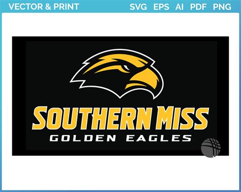 Southern Miss Golden Eagles - Alternate Logo (2015) - College Sports Vector SVG Logo in 5 formats