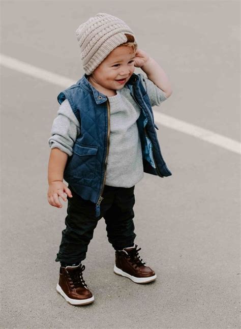 The Cutest Toddler Boy Capsule Wardrobe For Fall in 2020 (With images) | Fall baby clothes ...