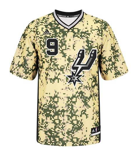 San Antonio Spurs 2014-2017 Hoops for Troops Jersey