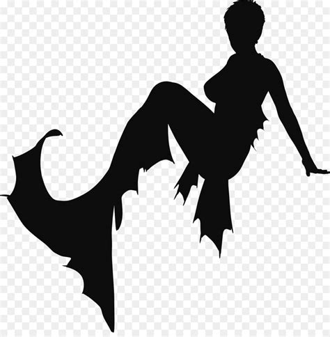 Silhouette Mermaid - Silhouette png download - 800*800 - Free ...