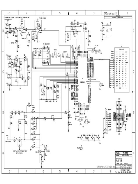 Fluke 17b Multimeter Schematics