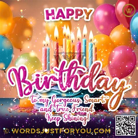 Happy Birthday Wishes For Friend Gif » - Original Creative Animated ...