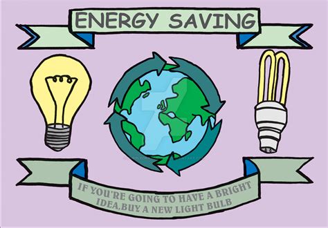 Energy saving poster by PURPLEDRAGON18131 on DeviantArt