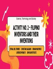 Inventors and Their Inventions: Filipino Contributions to | Course Hero