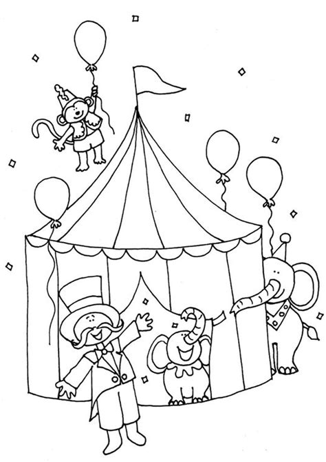 Circus Coloring Pages Free - CurtisqiMcguire