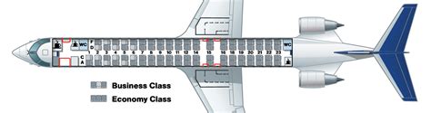 Bombardier CRJ900 Seating Chart - FlyRadius