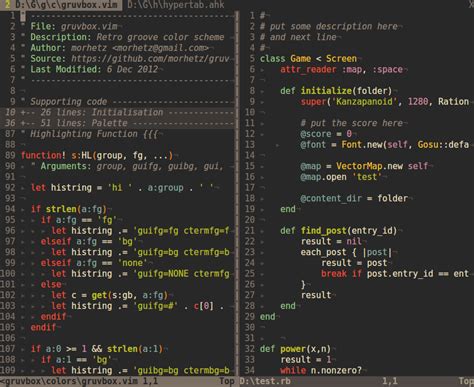 GitHub - vim-scripts/gruvbox: Retro groove color scheme for Vim