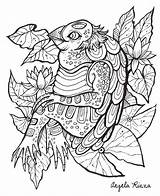 The Book Of Beasts Coloring On Behance  Books Color sketch template
