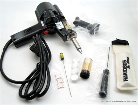 Hakko 808 Desoldering Vacuum Gun Kit - Curious Inventor