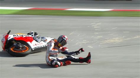 Marc Marquez crash Misano 2013 – MotoGP WUP Action