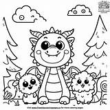Cool Cartoon Dragon Coloring Pages sketch template