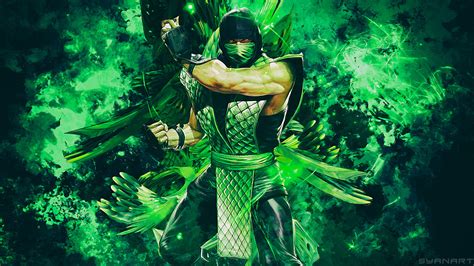 🔥 Free Download Mortal Kombat Reptile Classic Ninja Wallpaper Syanart Station by @jorgelee ...