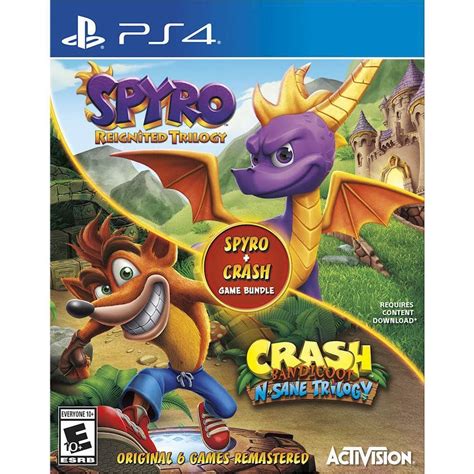 Best Buy: Spyro Reignited Trilogy/Crash Bandicoot N. Sane Trilogy Game Bundle PlayStation 4 88312