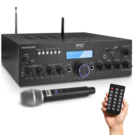 200W BLUETOOTH HOME THEATER AMPLIFIER AUDIO RECEIVER SYSTEM WIRELESS ...