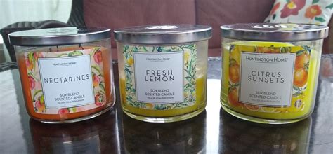 Huntington Home 3-Wick Candles | Aldi Reviewer