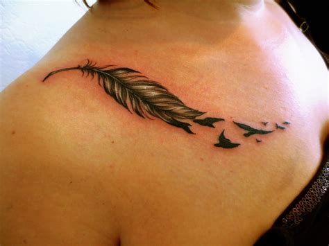 Feather Bird Tattoos Designs, Ideas and Meaning | Tattoos For You