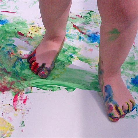 Feet Painting For Kids