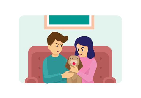 Dog Family Vector Illustration 240661 Vector Art at Vecteezy