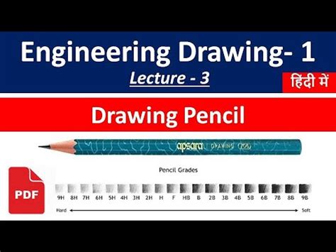 Engineering Drawing Pencils - YouTube