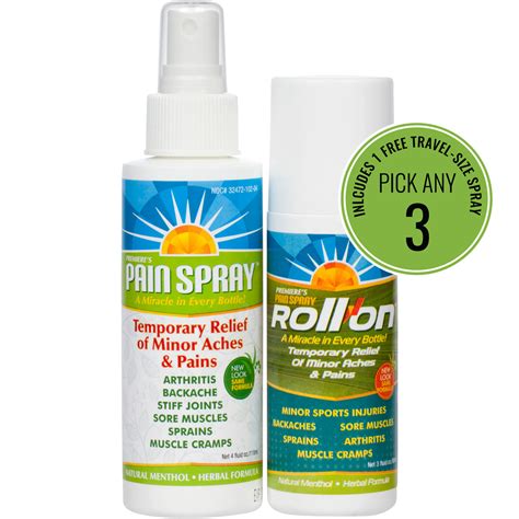 Find Out What's Better: A Spray On or Roll On Pain Relief Remedy — Amazing-Solutions.com